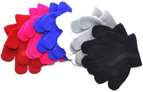 Toddler Boys and Girls Winter Knitted Writing Gloves, 1-3 Years Old - Image 3