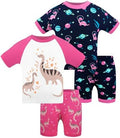 DAUGHTER QUEEN Girls Summer Pajamas Set 4 Pieces 100% Cotton Sleepwear Size 18 by DAUGHTERQUEEN
