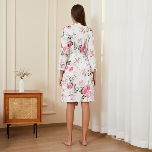 Galabloomer Maternity Robe and Receiving Blanket, Matching Mommy Labor Robe - Image 5