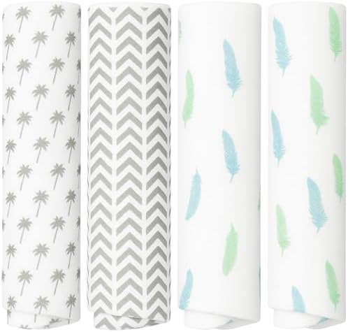 100% Muslin Swaddle Blankets, Baby Receiving Blankets by Rajlinen