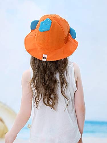 Azue Cute Baby Sun Hat, Wide-Brim Toddler Bucket Hats - Image 6