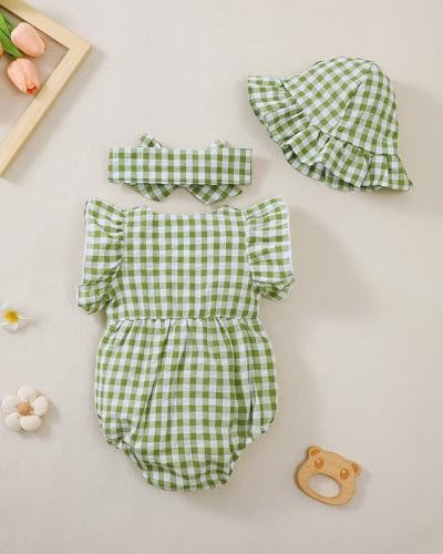 Renotemy Baby Girl Clothes Summer Newborn Girls Outfits Preemie-18Months - Image 3