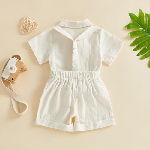 PUHHAPIEY Baby Boy Gentleman Wedding Outfit Dress Romper Suspender Pants | 0 3 - Image 4