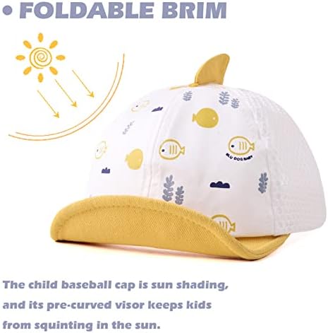 JANGANNSA Baby Duck Cap Infant Kids Sun Hat Bear Cute Cartoon Caps Spring Summer - Image 4