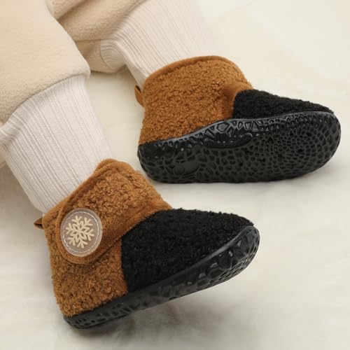 FEETCITY Baby Booties Girls Boys Infant Slippers First Walkers Shoes Warm Socks - Image 3