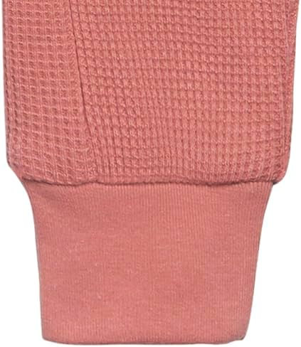 Modern Moments by Gerber Baby Girls Mini-Waffle 2 Piece Hoodie and Pant Set - Image 3