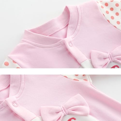 Infant Baby Girl Long Sleeve Romper Cotton Cute Style Newborn Toddler Jumpsuit - Image 3