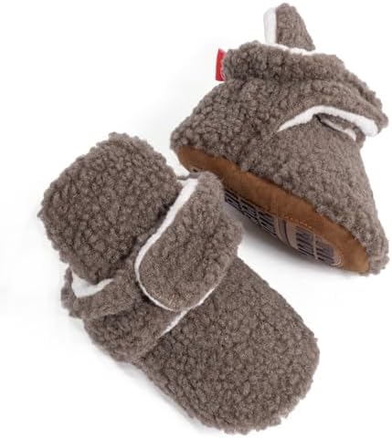 HsdsBebe Unisex Newborn Baby Cotton Booties Non-Slip Sole by HsdsBebe