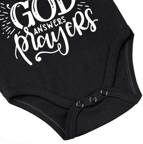 listery I'M Proof That God Answers Prayers Baby Bodysuit Baby Religious Infant - Image 6