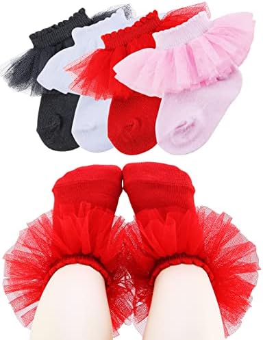 PrinceSasa Little Baby Girl Princess Lace Ruffles Socks Set by PrinceSasa