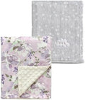CREVENT 2Pcs 30''X40'' Cute Cozy Fluffy Warm Baby Blankets by CREVENT