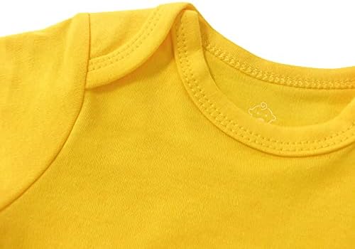 ROMPERINBOX Unisex Baby Onsies Solid Baby Bodysuit Romper Blank - Image 2