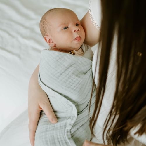 Little Unicorn Muslin Swaddle Blanket - Image 5