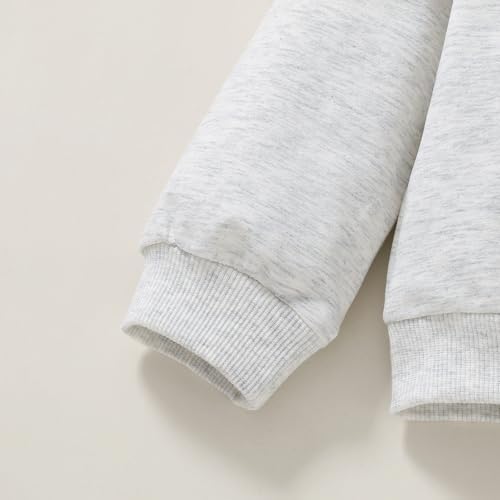 Happy Town Baby Fall Outfits for Girl Boy Long Sleeve Hoodie Top and Long - Image 5