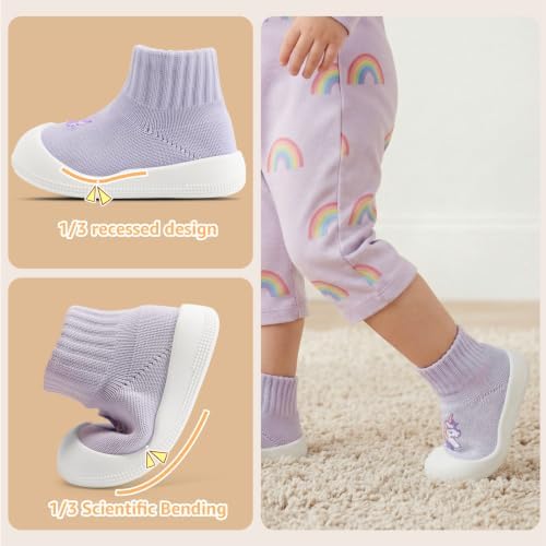 STQ Baby/Toddler Sock Walking Shoes Infant Slippers - Image 4