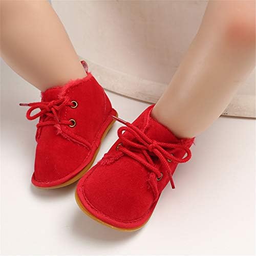 Meckior Baby Booties Newborn Infant Unisex Baby Girls Boys Velvet Rubber - Image 3