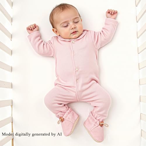 2 Pack Newborn Shoes Soft Sole Baby Sock Booties Drawstring Infant Boys Girls - Image 5