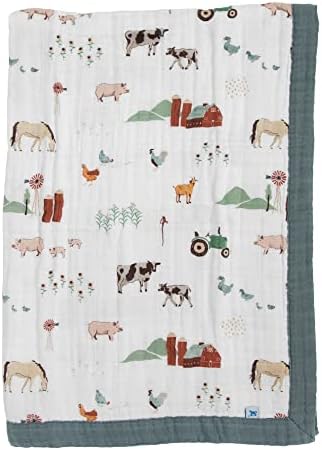 Little Unicorn Newborn Receiving Quilt | Ultra- Soft by LittleUnicorn
