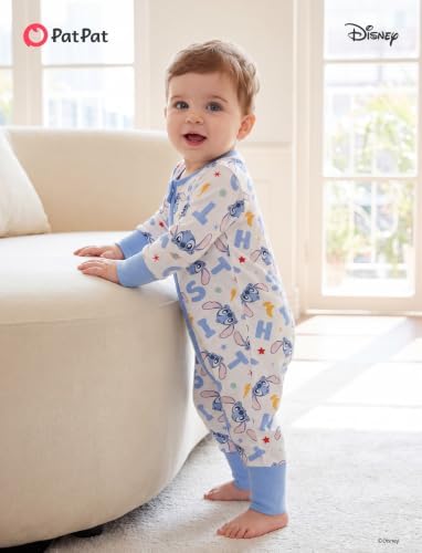 Disney Baby Organic Cotton Zip Footie Clothes Romper Outfit - Image 3