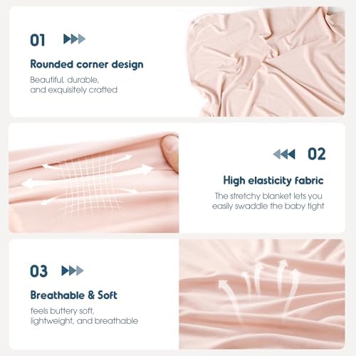 GRSSDER Newborn Swaddle Blanket Set - Image 3