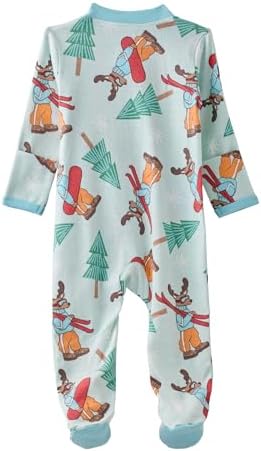 Butterblu Scout Sleep & Play 100% Organic Cotton Footed Zip Front PJs | GOTS - Image 3