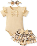 HONGTEYA Baby Girl Clothes Set Newborn Infant Summer Outfits by HONGTEYA
