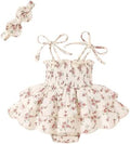 YOUNGER TREE Baby Girl Clothes Infant Summer Romper Dress Sleeveless Bodysuit by YOUNGERTREE