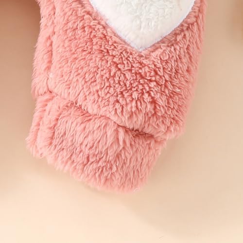 Newborn Baby Boy Girl Bear Outfits Bear Fleece Suit Zipper Hooded Romper - Image 5