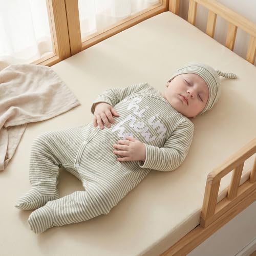 Kuriozud Newborn Baby Boy Going Home Outfit Kimono Romper - Image 3