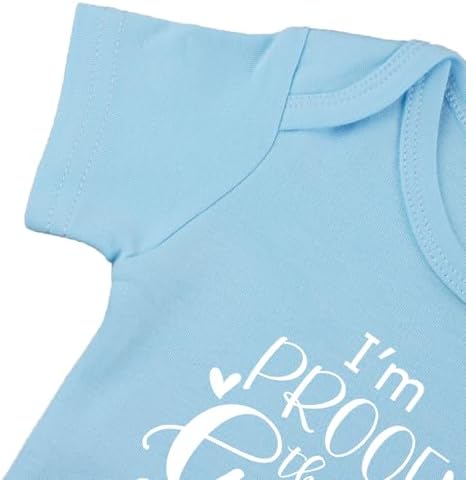 listery I'M Proof That God Answers Prayers Baby Bodysuit Baby Religious Infant - Image 5