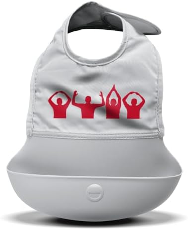 Smilo Baby Silicone & Fabric Bib by Smilo