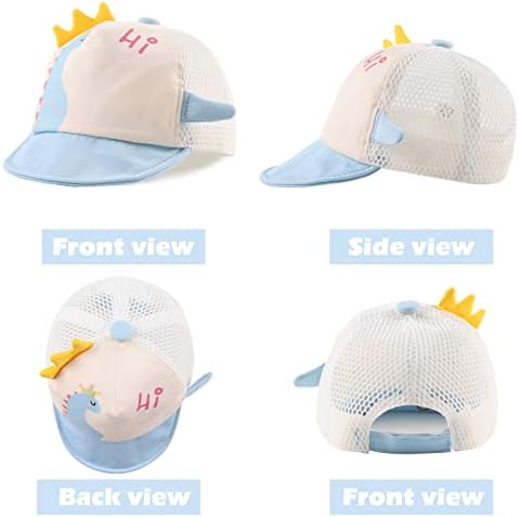 JANGANNSA Baby Duck Cap Infant Kids Sun Hat Bear Cute Cartoon Caps Spring Summer - Image 2