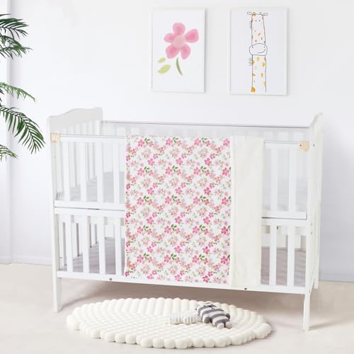 CREVENT 2Pcs 30''X40'' Cute Cozy Fluffy Warm Baby Blankets - Image 3