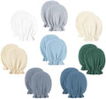 8 Pairs Newborn Baby Muslin Cotton Mittens 0-6 Months No Scratch Elastic Wrist by Fashion+Accessories+for+Women