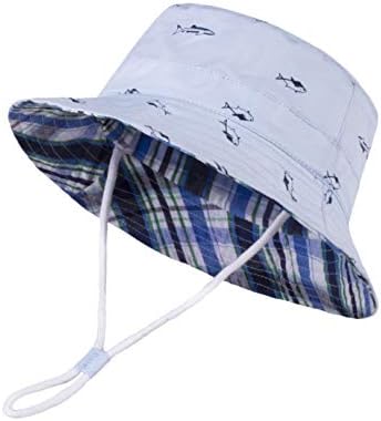 LANGZHEN Sun Protection Hat for Kids Toddler Boys Girls Wide Brim Summer - Image 2