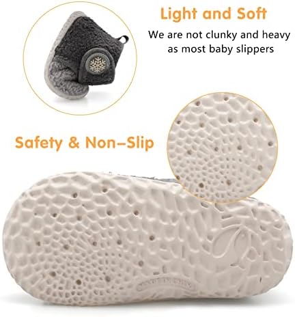 FEETCITY Baby Booties Girls Boys Infant Slippers First Walkers Shoes Warm Socks - Image 6