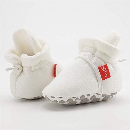 HsdsBebe Unisex Newborn Baby Cotton Booties Non-Slip Sole - Image 3