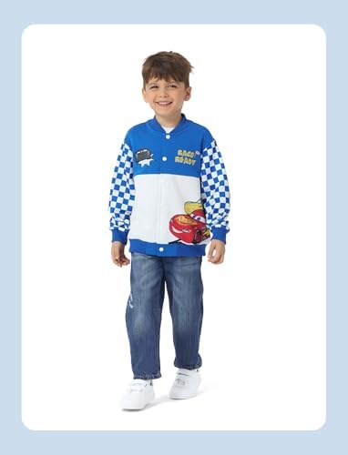 Disney Bomber Jacket Spider Man Marvel Toy Story Cars Varsity Cardigan2-13Y - Image 5