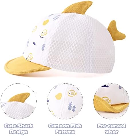 JANGANNSA Baby Duck Cap Infant Kids Sun Hat Bear Cute Cartoon Caps Spring Summer - Image 5