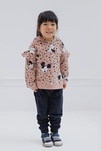 Disney Girls' Fleece Hoodie and Jogger Set - Image 2