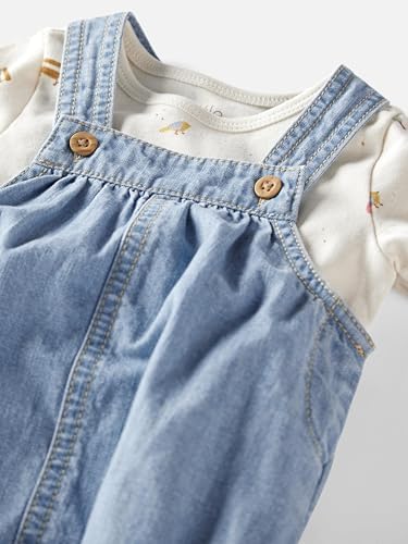 little planet by carter's Baby 2-piece Organic Cotton Shortall Set - Image 4
