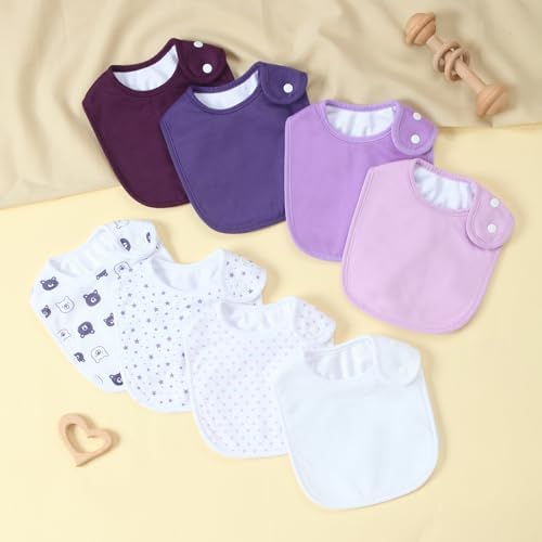 Waterproof Baby Bibs for Boys & Girls Soft and Absorbent Bandana Drool Bibs Set - Image 6