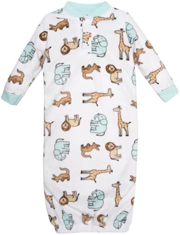 Hudson Baby Unisex Baby Fleece Gowns - Image 4