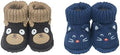 2 pairs Cute Knit Animal Baby Booties by Unknown