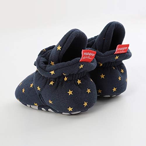 HsdsBebe Unisex Newborn Baby Cotton Booties Non-Slip Sole - Image 3
