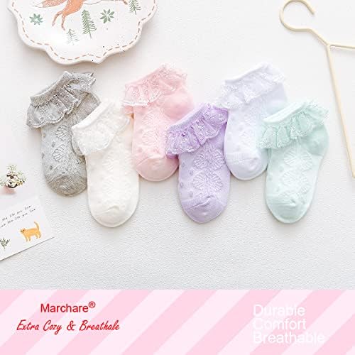 Marchare Baby Lace Socks 3 Pack - Image 6