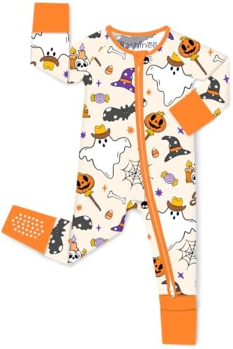 babee Reshinee Bamboo Viscose Baby Footie Pajama, Zipper Sleeper Boys Girls by babeeReshinee