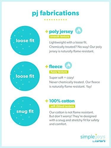 Simple Joys by Carter's Girls 6-piece Snug Fit Cotton Pajama Set - Image 5