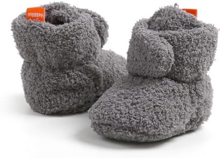 Baby Booties Cozy Fleece Slippers Soft Baby Shoes - Image 4