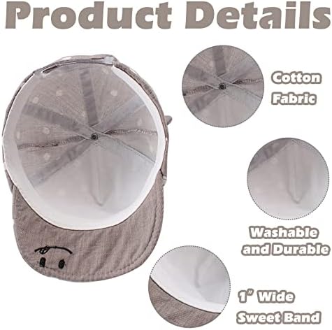 JANGANNSA Baby Duck Cap Infant Kids Sun Hat Bear Cute Cartoon Caps Spring Summer - Image 5